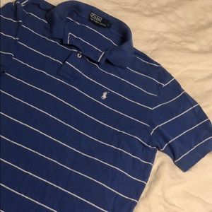 Blue Polo Ralph Lauren Collared Shirt